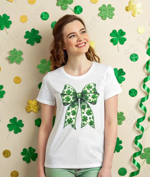 Clover Bow - DTF Transfer DTF Transfer