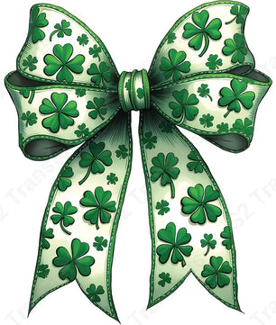 Clover Bow - DTF Transfer DTF Transfer