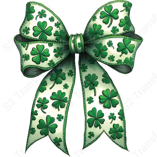 Clover Bow - DTF Transfer DTF Transfer