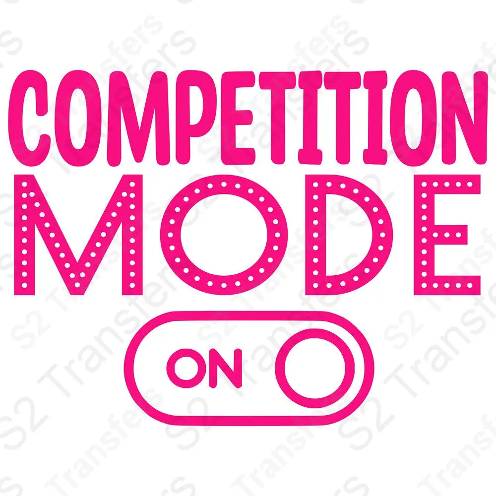 Competition Mode On Pink