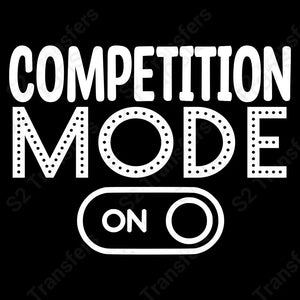 Competition Mode On White