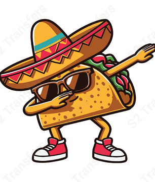 Dabbing Taco - DTF Transfer DTF Transfer