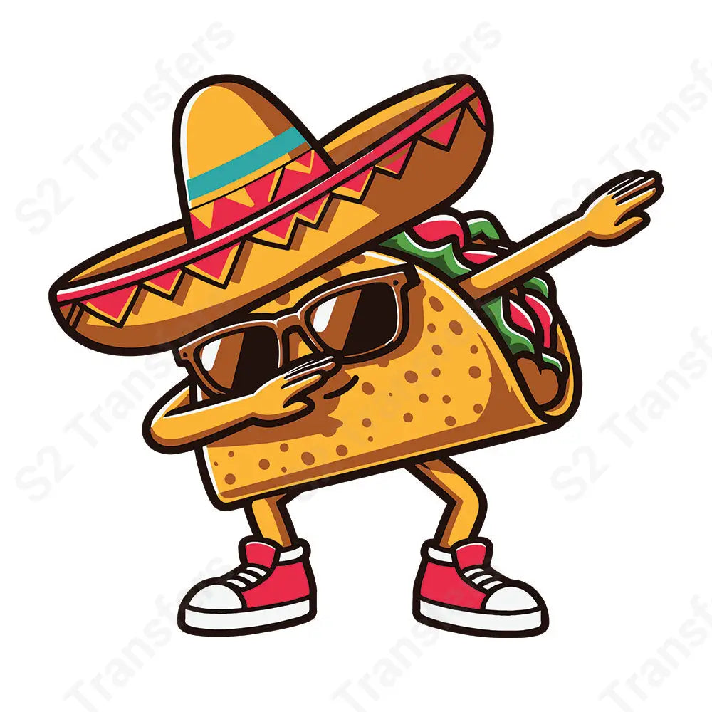 Dabbing Taco - DTF Transfer DTF Transfer