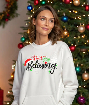 Don’t Stop Believing Christmas - DTF Transfer DTF Transfer