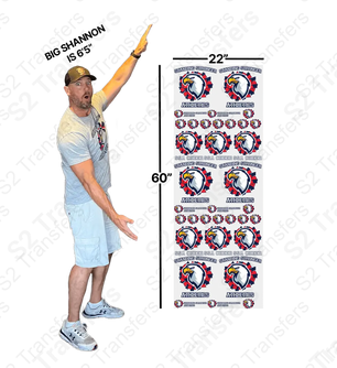 DTF Gang Sheet 22’’ x 60’’ (5 Feet) Gang Sheet