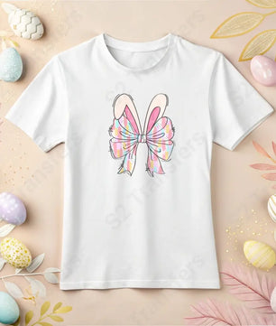 Easter Bunny Ears Bow - DTF Transfer DTF Transfer