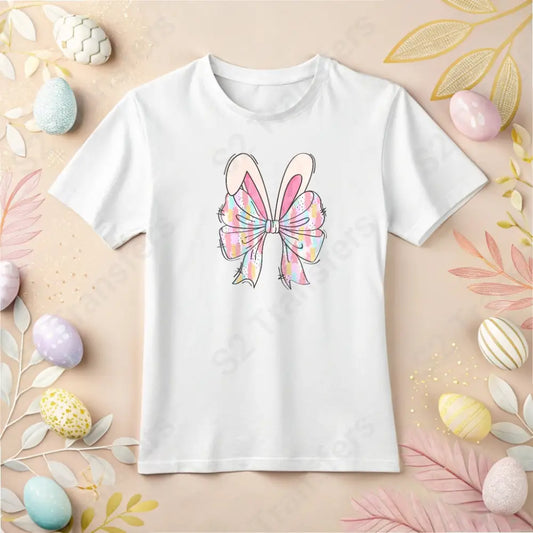 Easter Bunny Ears Bow - DTF Transfer DTF Transfer