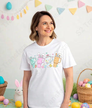 Easter Tumbler Cups - DTF Transfer DTF Transfer
