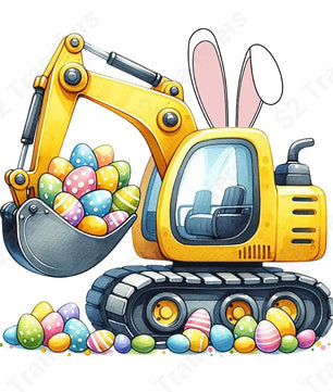 Egg Tractor - DTF Transfer DTF Transfer