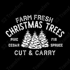 Farm Fresh Christmas Trees Wht