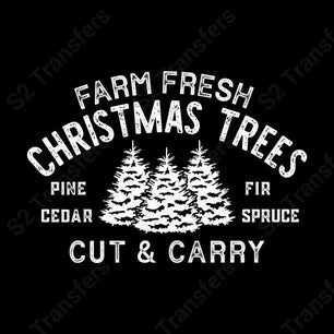 Farm Fresh Christmas Trees Wht
