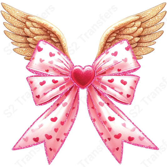 Faux Glitter Cupid Bow - DTF Transfer DTF Transfer