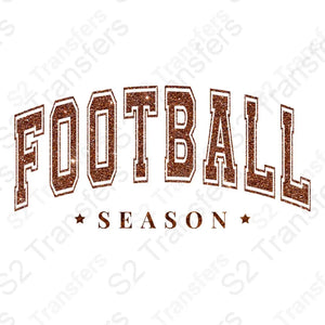 Faux Sequin Football Season