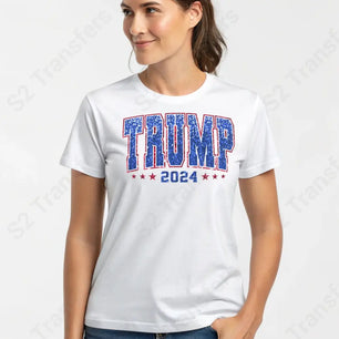 Faux Sequins Trump 2024 - DTF Transfer DTF Transfer