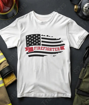 Firefighter Flag - DTF Transfer DTF Transfer