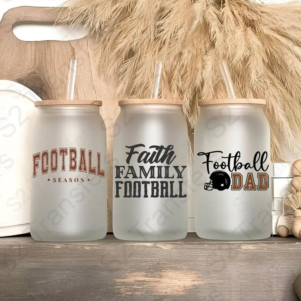 Football UV DTF Sticker Sheet UV DTF Sticker Sheet