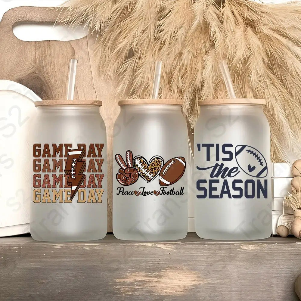 Football UV DTF Sticker Sheet UV DTF Sticker Sheet