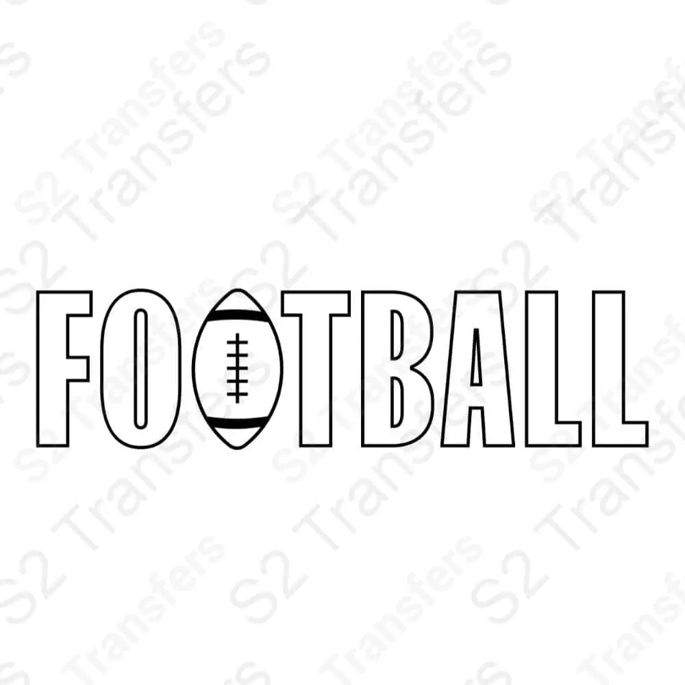 Football With Ball As O