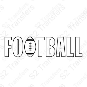 Football With Ball As O