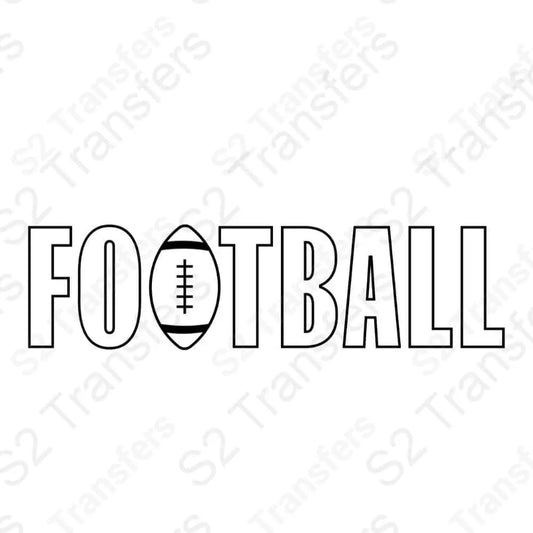 Football With Ball As O