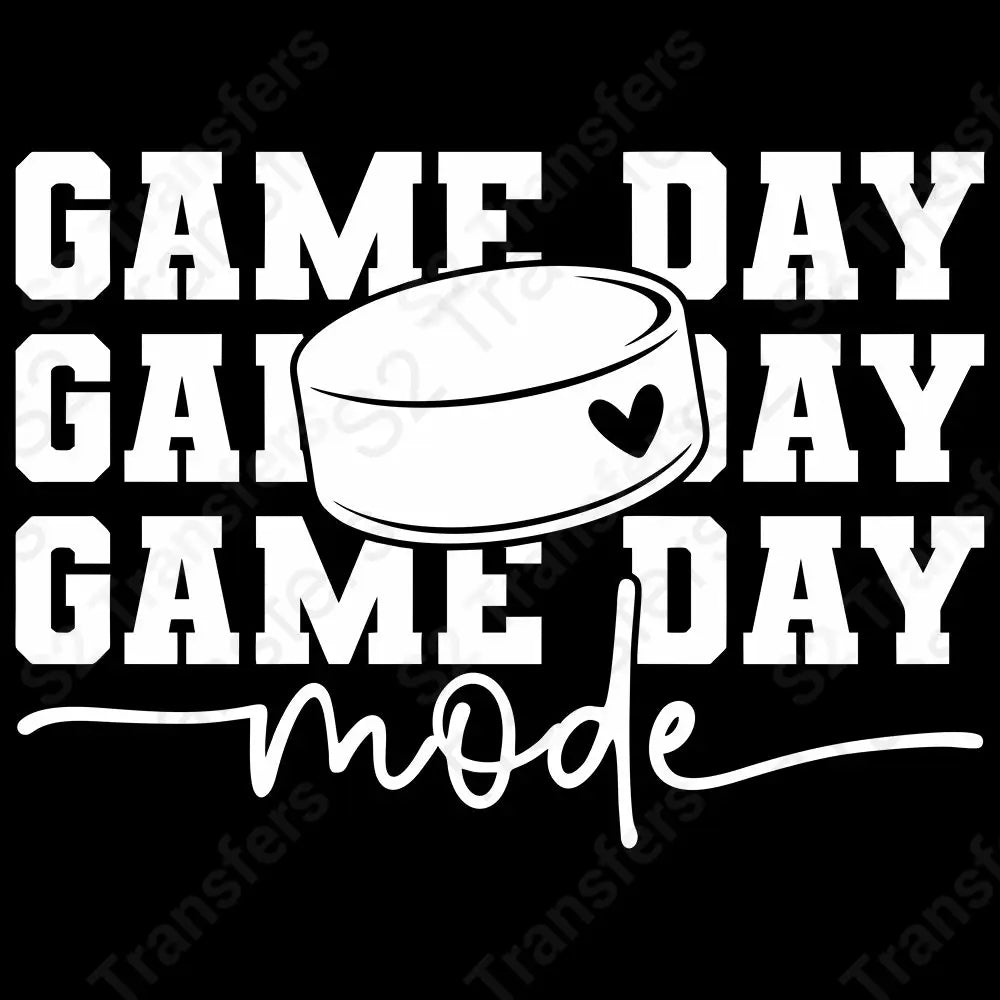 Game Day Mode Hockey White