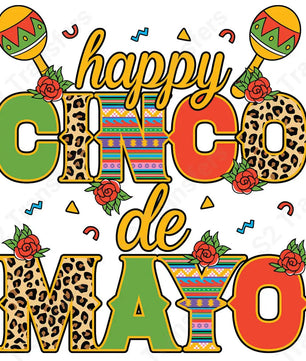Happy Cinco De Mayo - DTF Transfer DTF Transfer