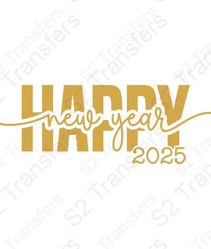 Happy New Year 2025 Script Gold