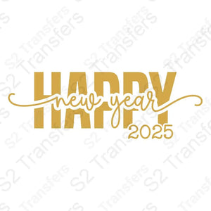 Happy New Year 2025 Script Gold