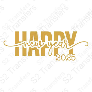 Happy New Year 2025 Script Gold