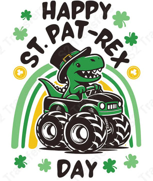 Happy St.Pat-Rex Day - DTF Transfer DTF Transfer