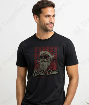 Hip Santa Claus - Premium DTF Transfer for Custom Festive Apparel DTF Transfer