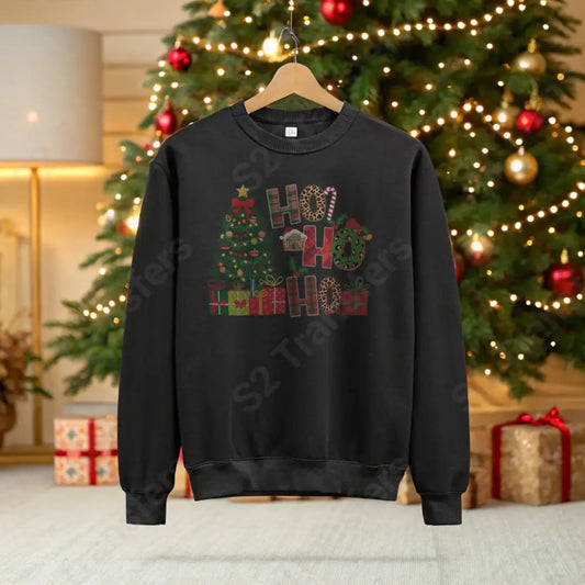 Ho Ho Ho Christmas Tree - DTF Transfer DTF Transfer