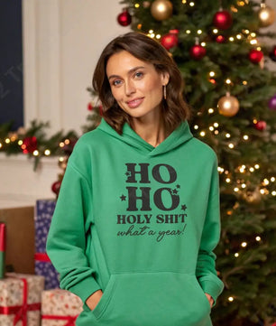 Ho Ho Holy Shit Black - DTF Transfer DTF Transfer