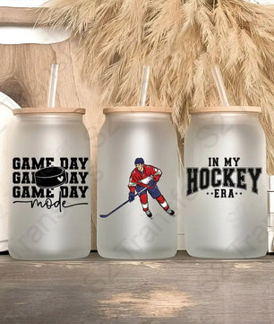 Hockey UV DTF Sticker Sheet UV DTF Sticker Sheet