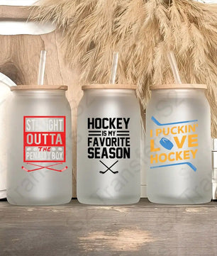 Hockey UV DTF Sticker Sheet UV DTF Sticker Sheet