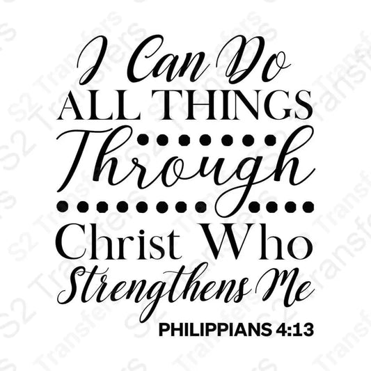 I Can Do All Things Through Christ