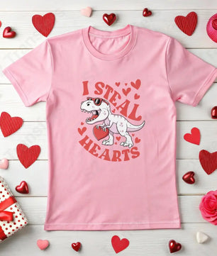 I Steal Hearts Dino - DTF Transfer DTF Transfer