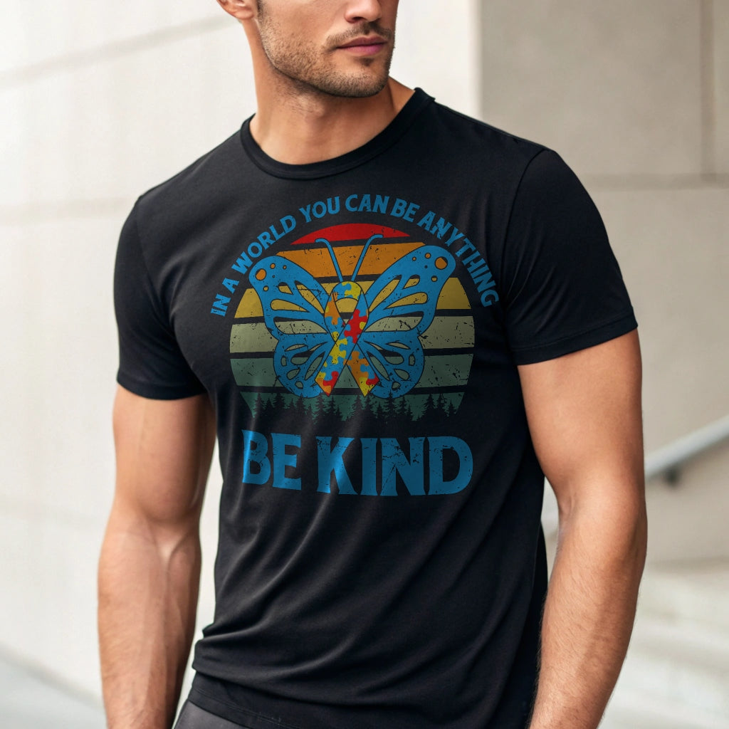 In A World You Can Be Anything Be Kind - DTF Transfer