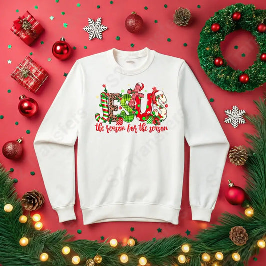 Jesus The Reason For The Season - DTF Transfer DTF Transfer
