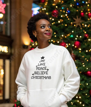 Joy Love Peace Believe Christmas - DTF Transfer DTF Transfer