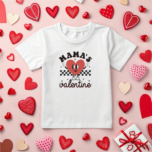 Mama's Valentine Retro Heart - DTF Transfer