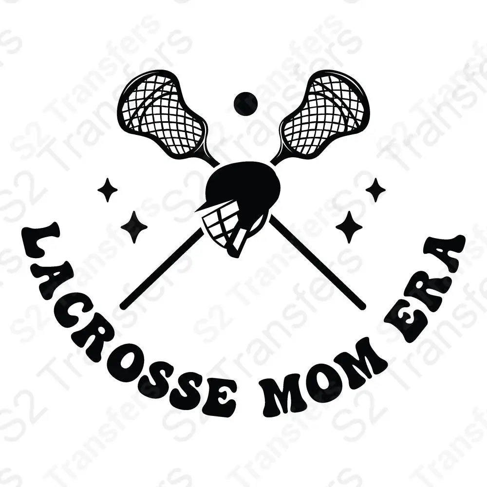 Lacrosse Mom Era Black Pocket