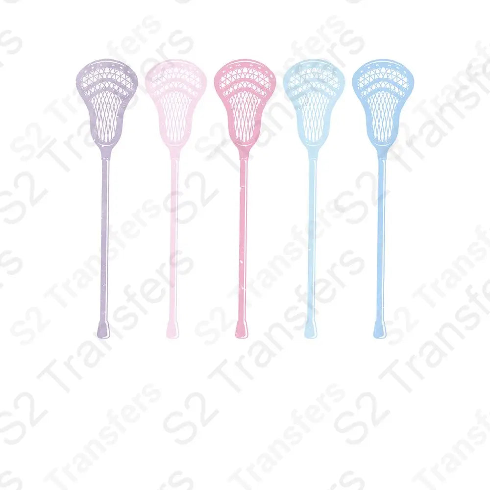 Lacrosse Sticks Pastel