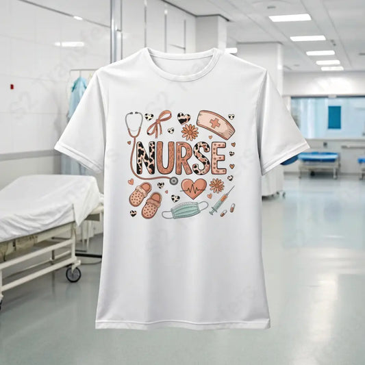 Leopard Nurse Symbols - DTF Transfer DTF Transfer