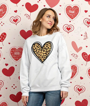 Leopard Print Heart - DTF Transfer DTF Transfer