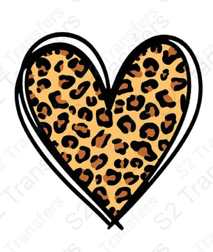 Leopard Print Heart