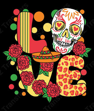 Love Cinco De Mayo - DTF Transfer DTF Transfer