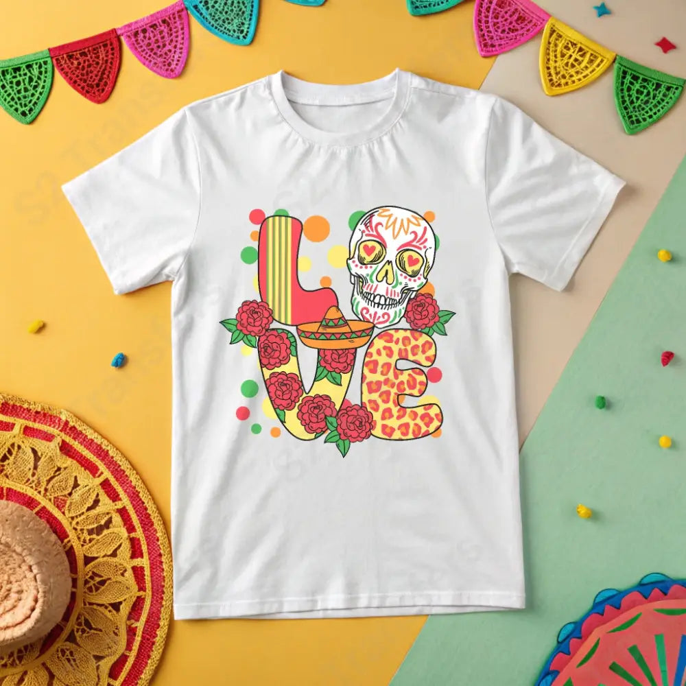 Love Cinco De Mayo - DTF Transfer DTF Transfer
