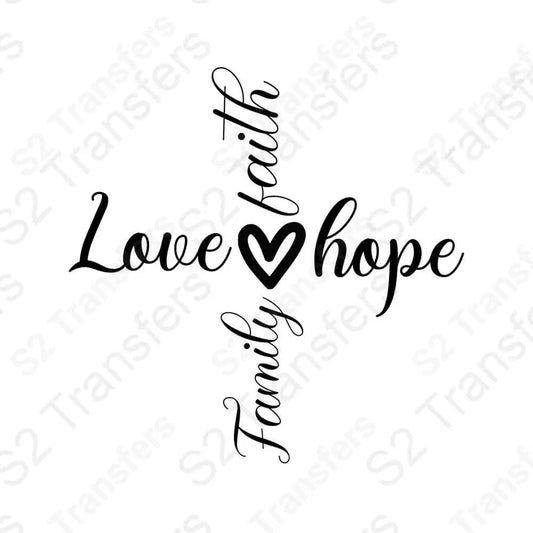 Love Faith Cross