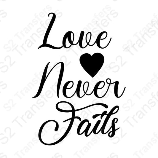 Love Never Fails